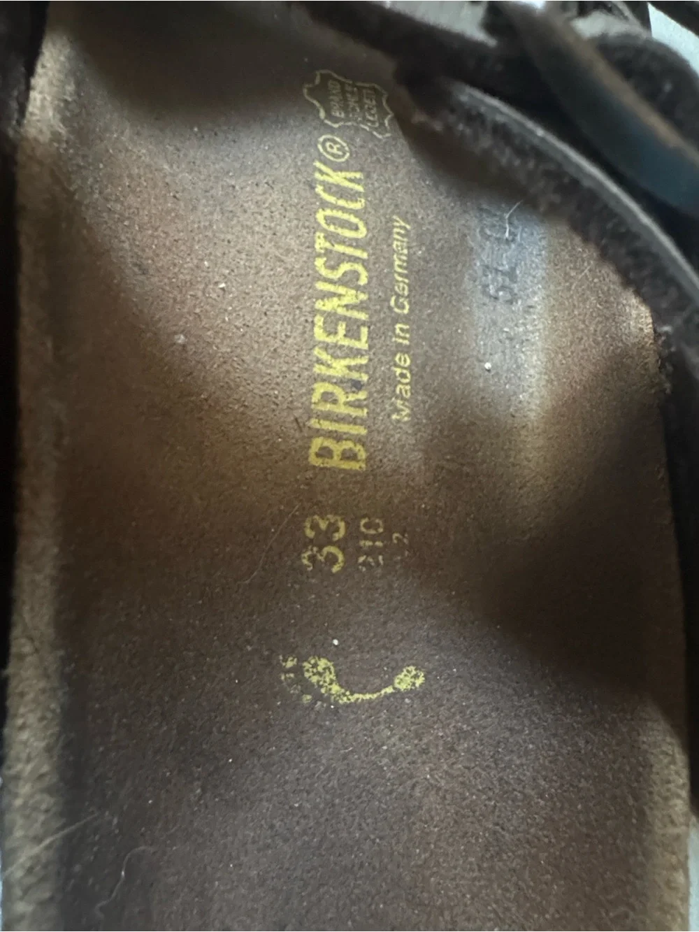 Birkenstock Kids Dark Brown Suede Double-Buckle Sandals
